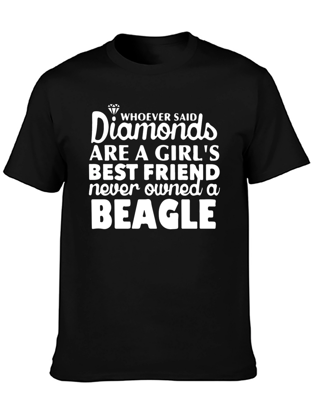 Diamonds & Beagles Graphic Tee