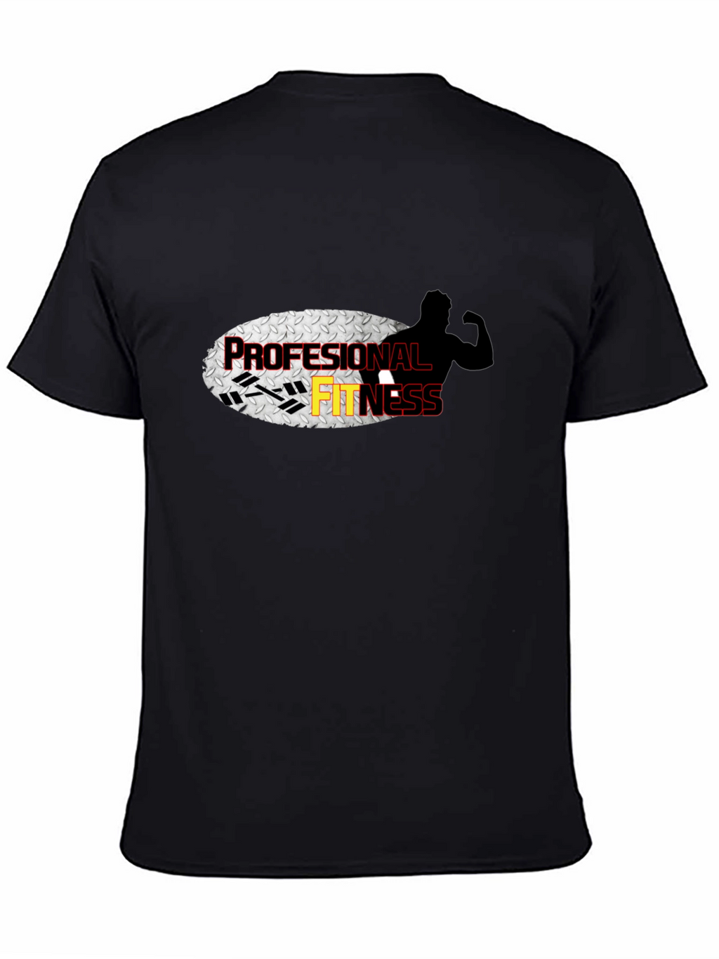 Profesional Fitness Black T-Shirt