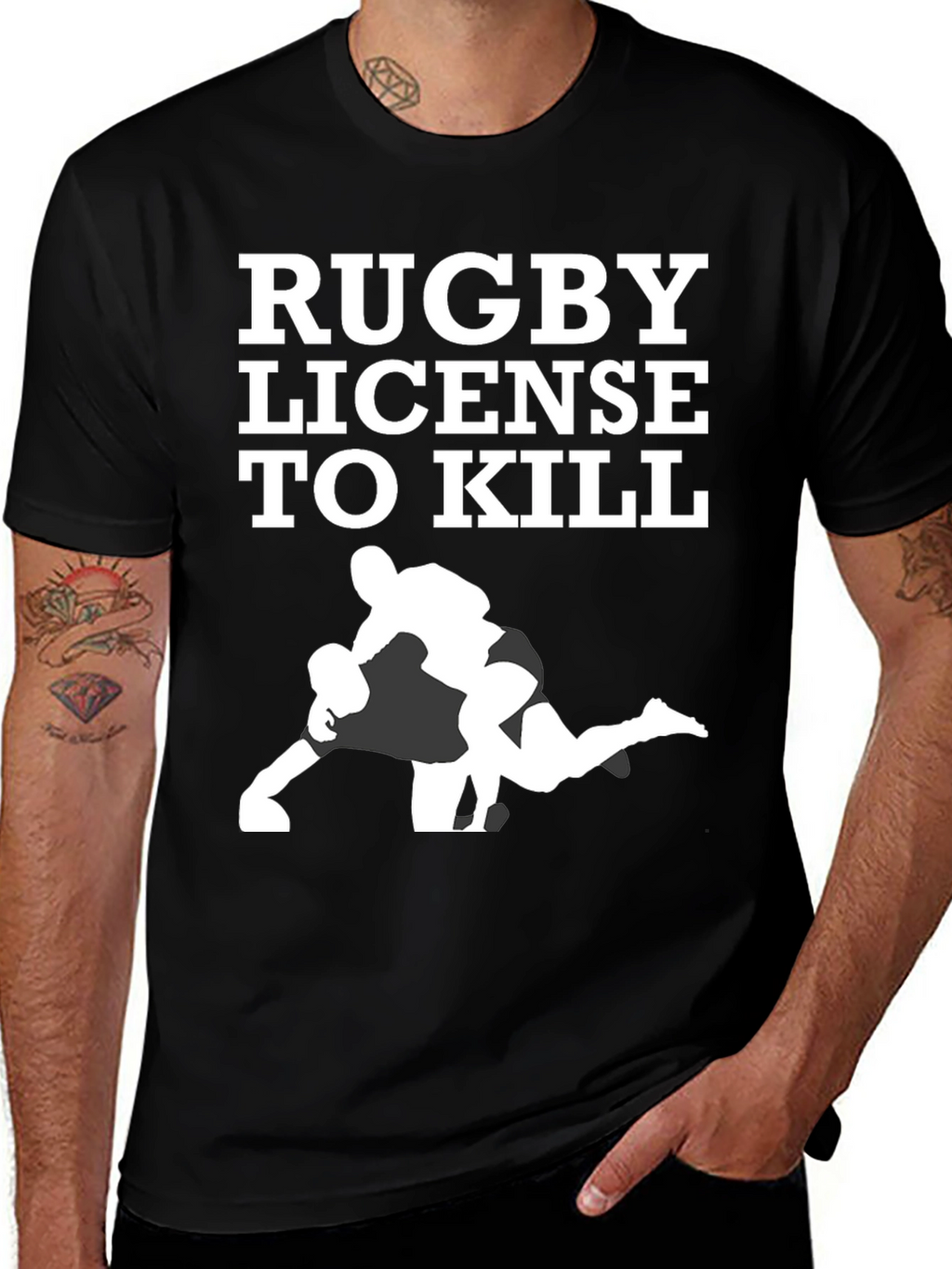 Rugby License to Kill Graphic Tee