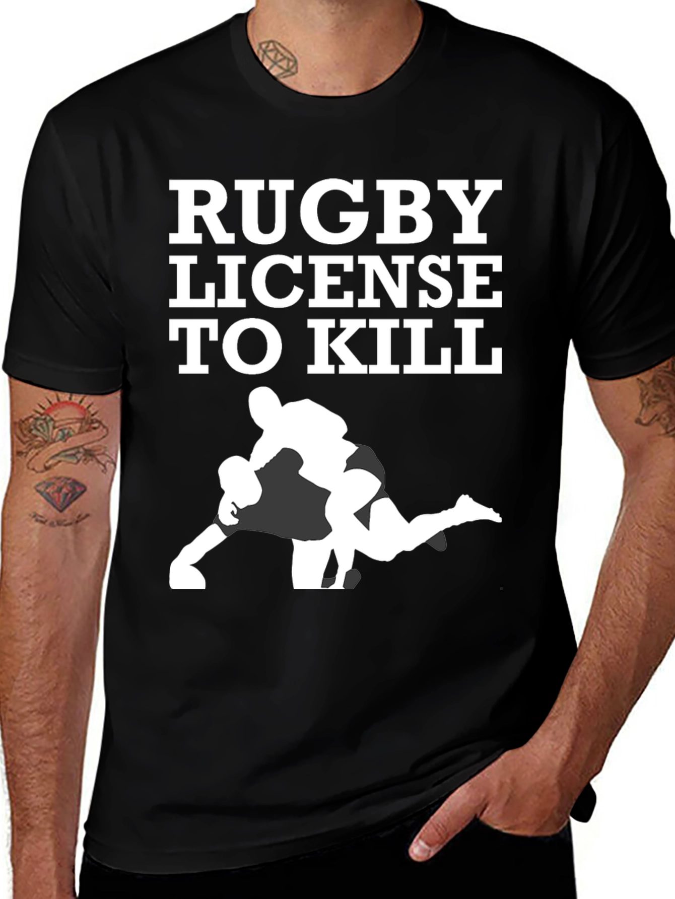 Rugby License to Kill Graphic Tee