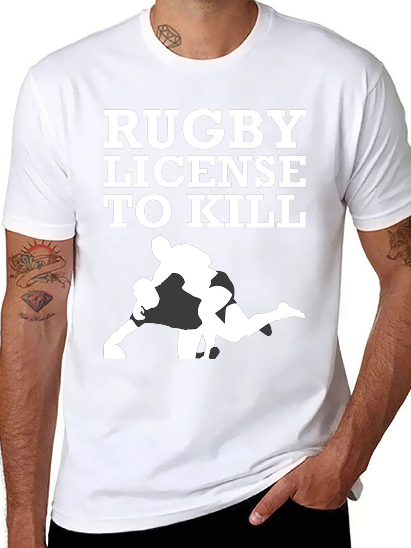 Rugby License to Kill Graphic Tee