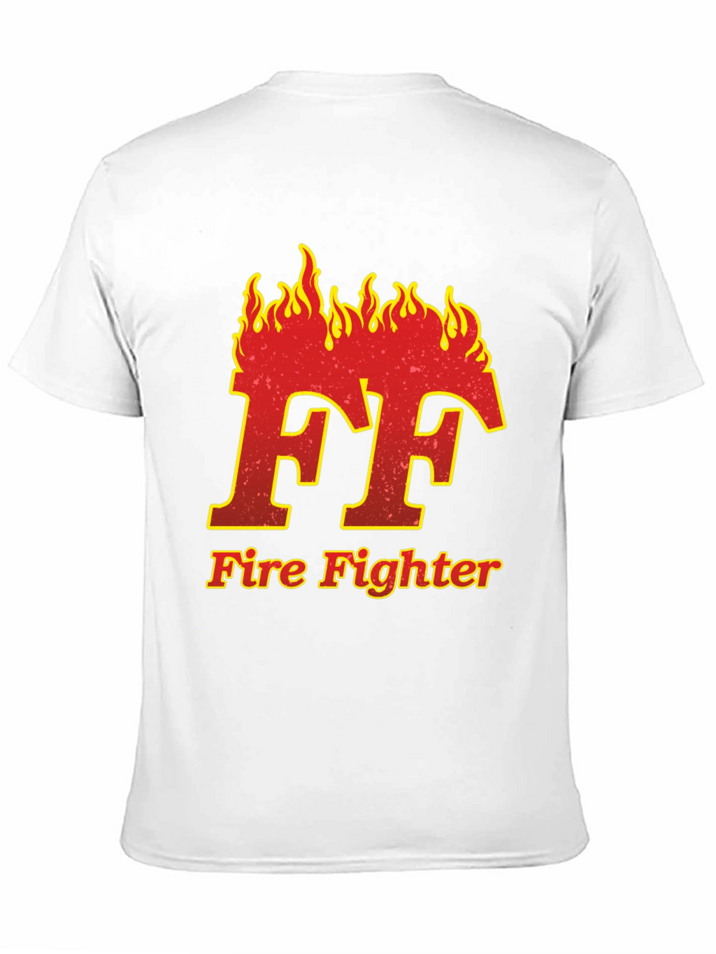 Firefighter FF Flame Graphic T-Shirt