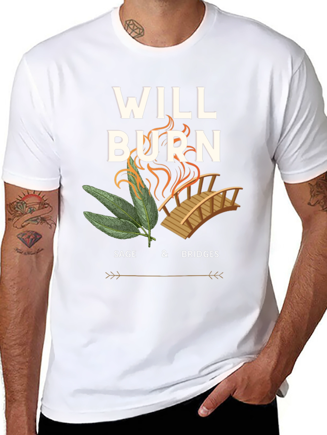 Will Burn Sage & Bridges T-Shirt