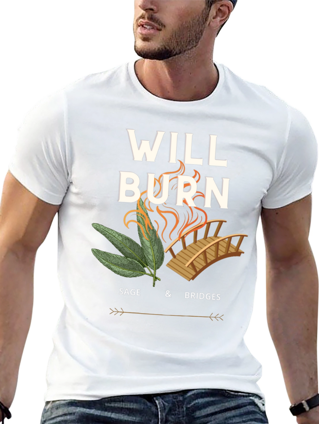 Will Burn Sage & Bridges T-Shirt