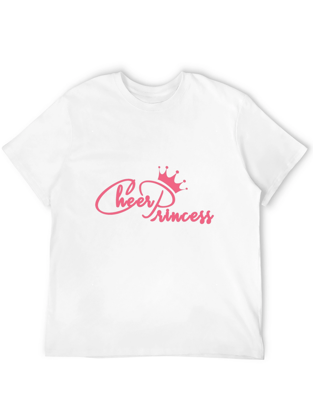 Cheer Princess Pink Graphic Print T-Shirt