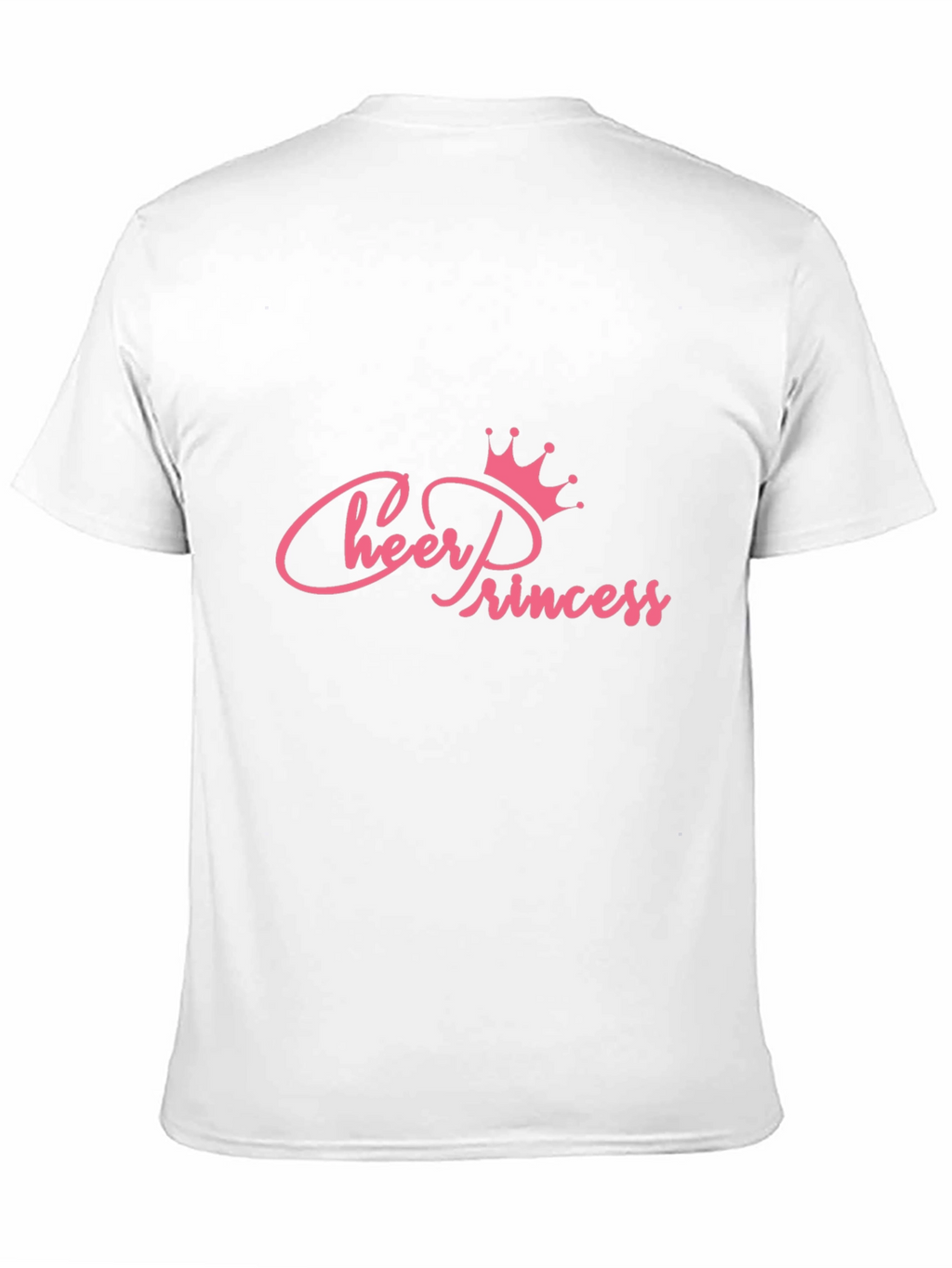 Cheer Princess Pink Graphic Print T-Shirt