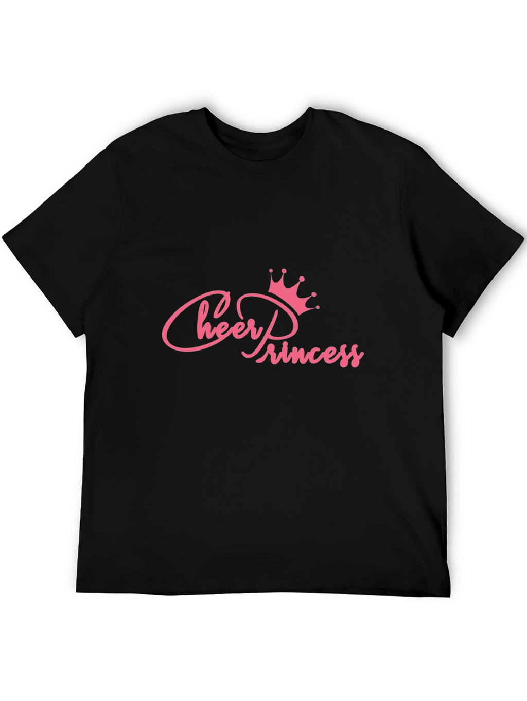 Cheer Princess Pink Graphic Print T-Shirt