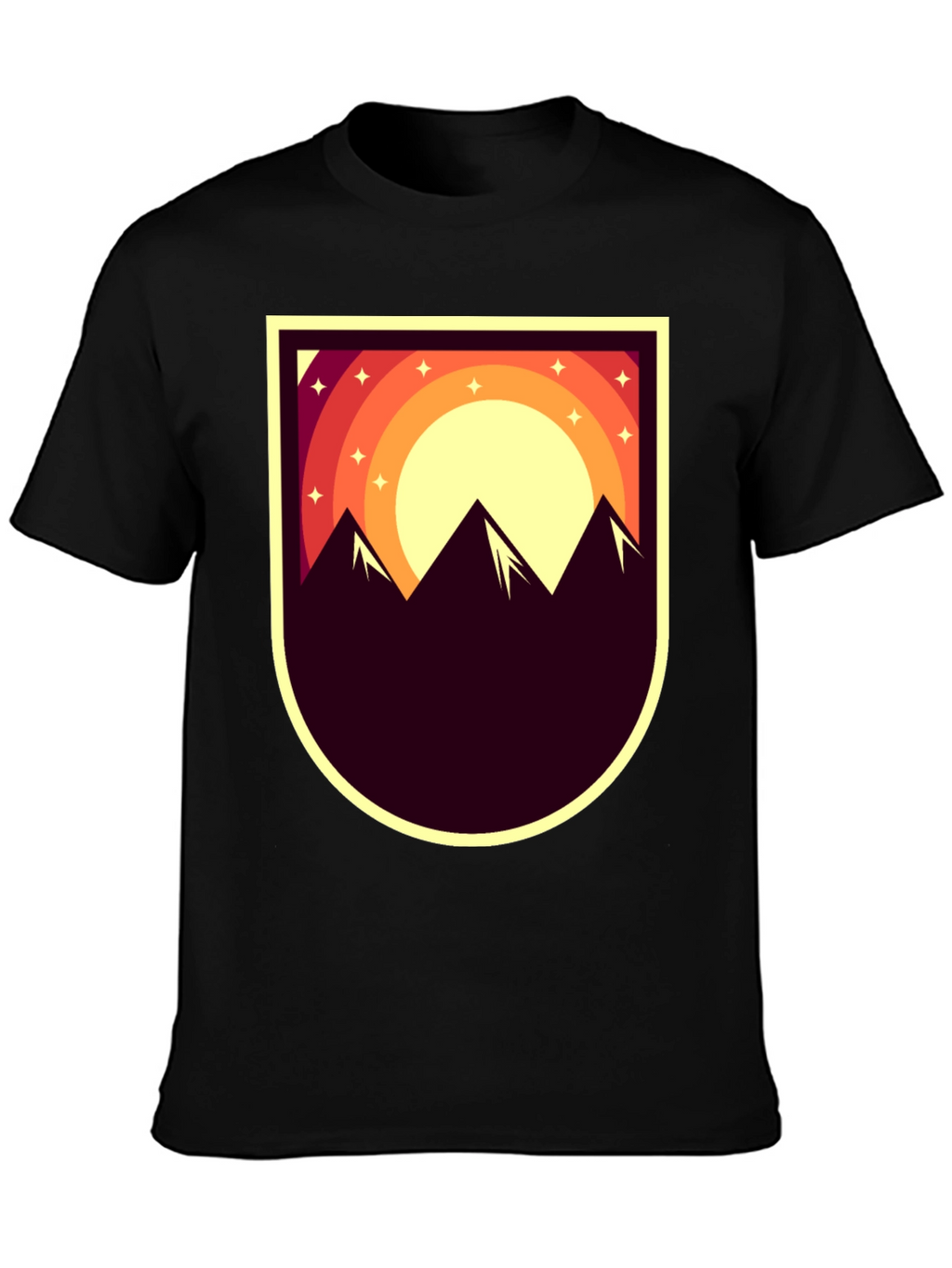 Mountain Sunset Graphic Tee - Adventure Style