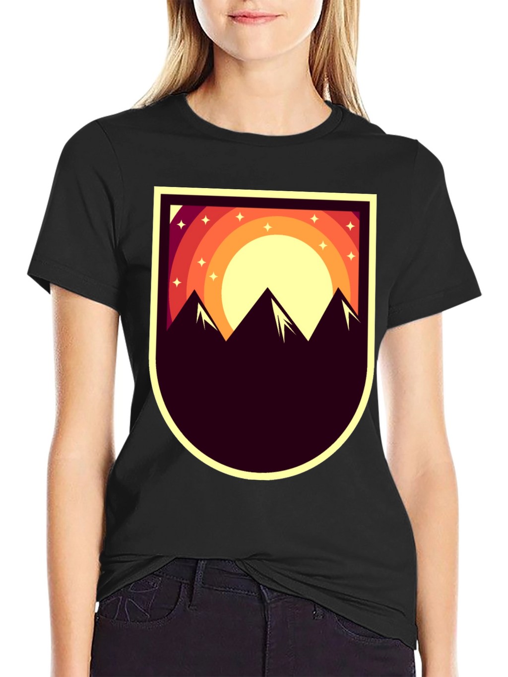 Mountain Sunset Graphic Tee - Adventure Style