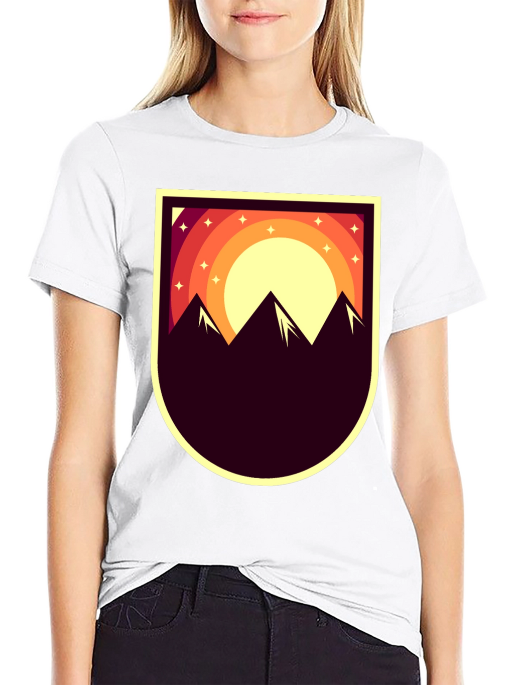 Mountain Sunset Graphic Tee - Adventure Style