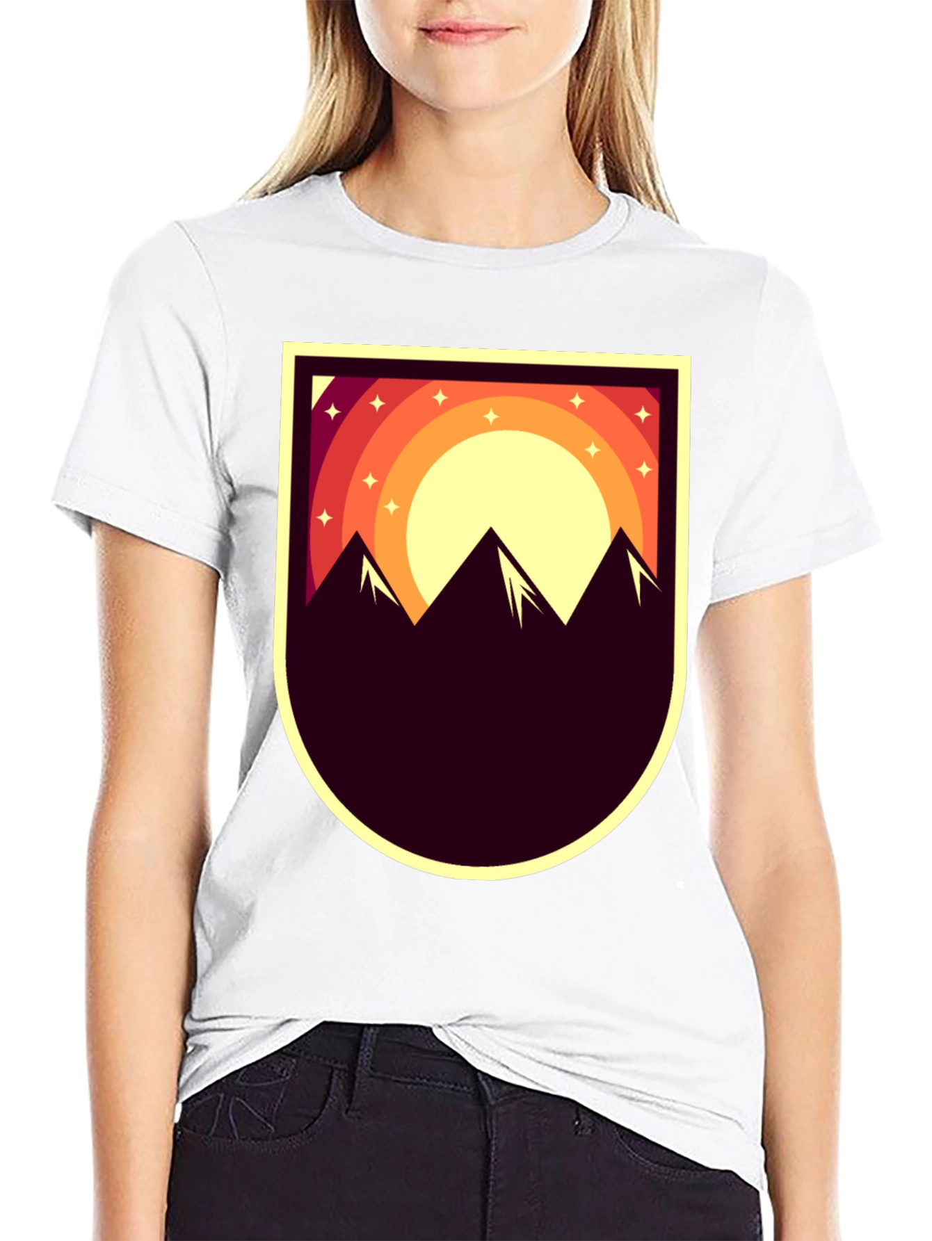 Mountain Sunset Graphic Tee - Adventure Style
