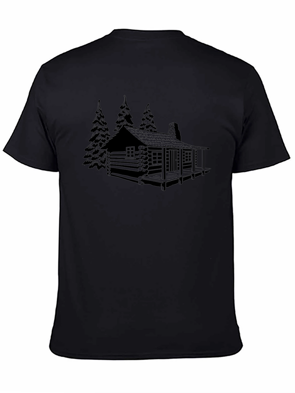 Cabin in the Woods Graphic Tee - Black