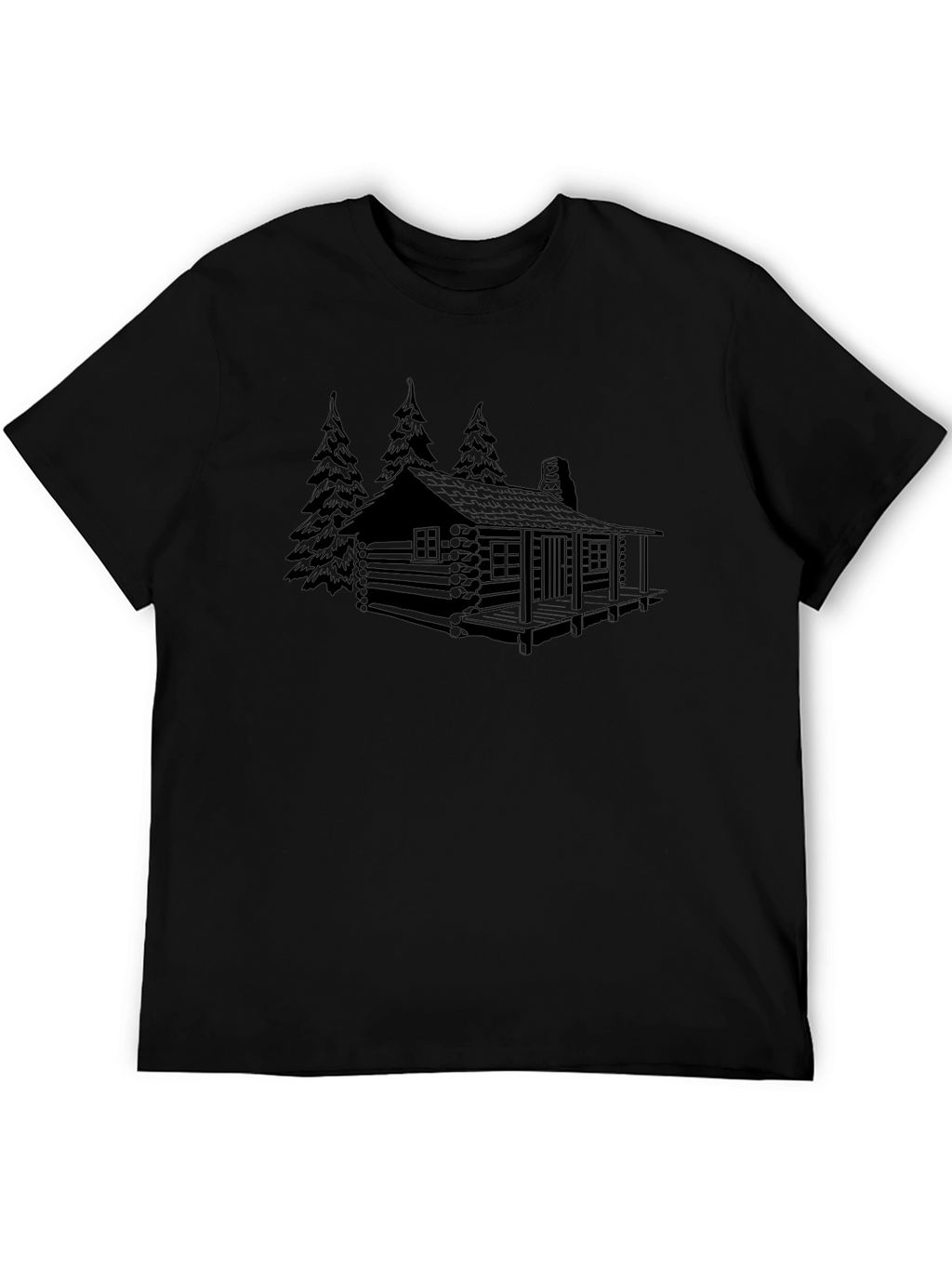 Cabin in the Woods Graphic Tee - Black