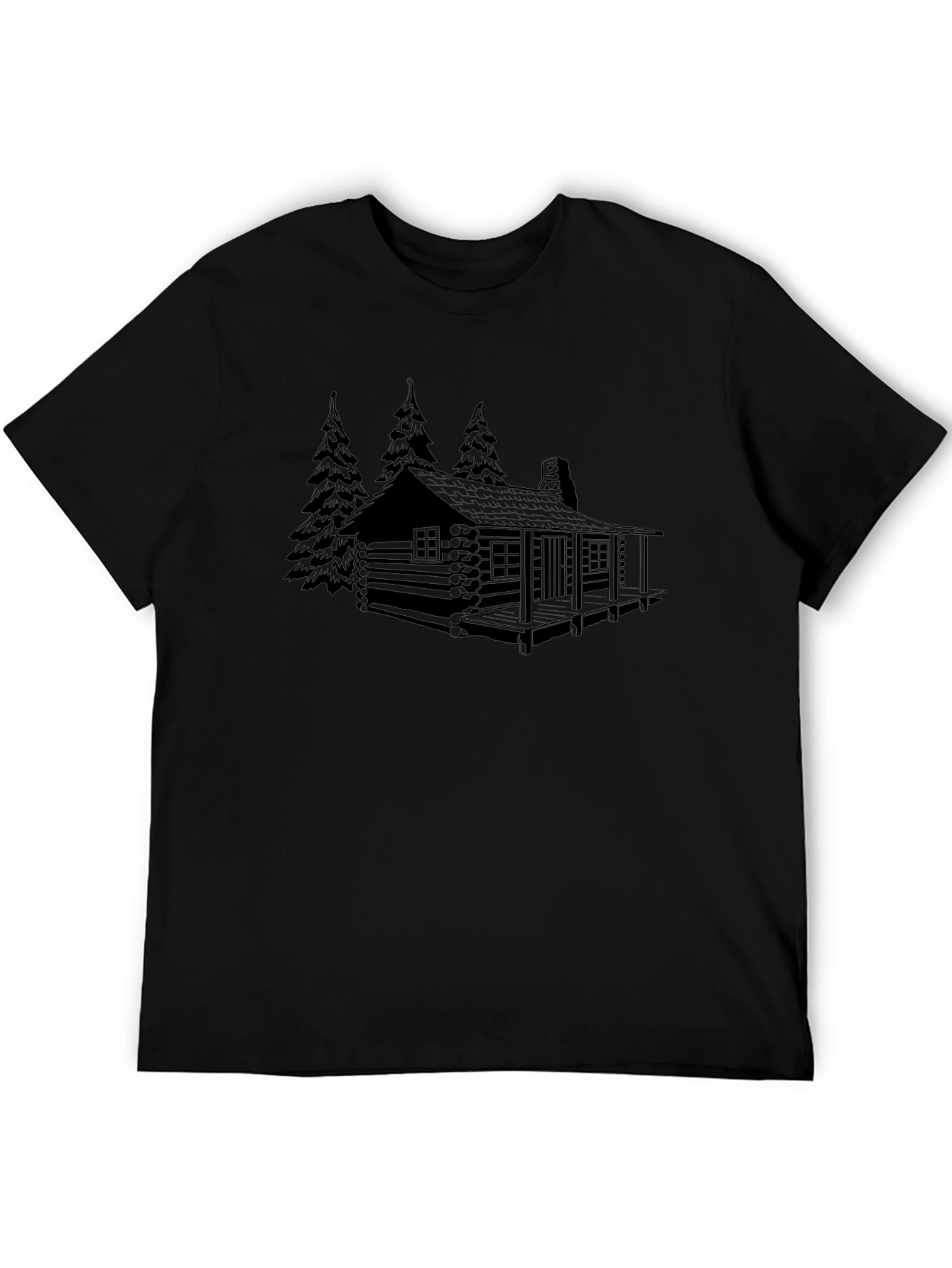 Cabin in the Woods Graphic Tee - Black