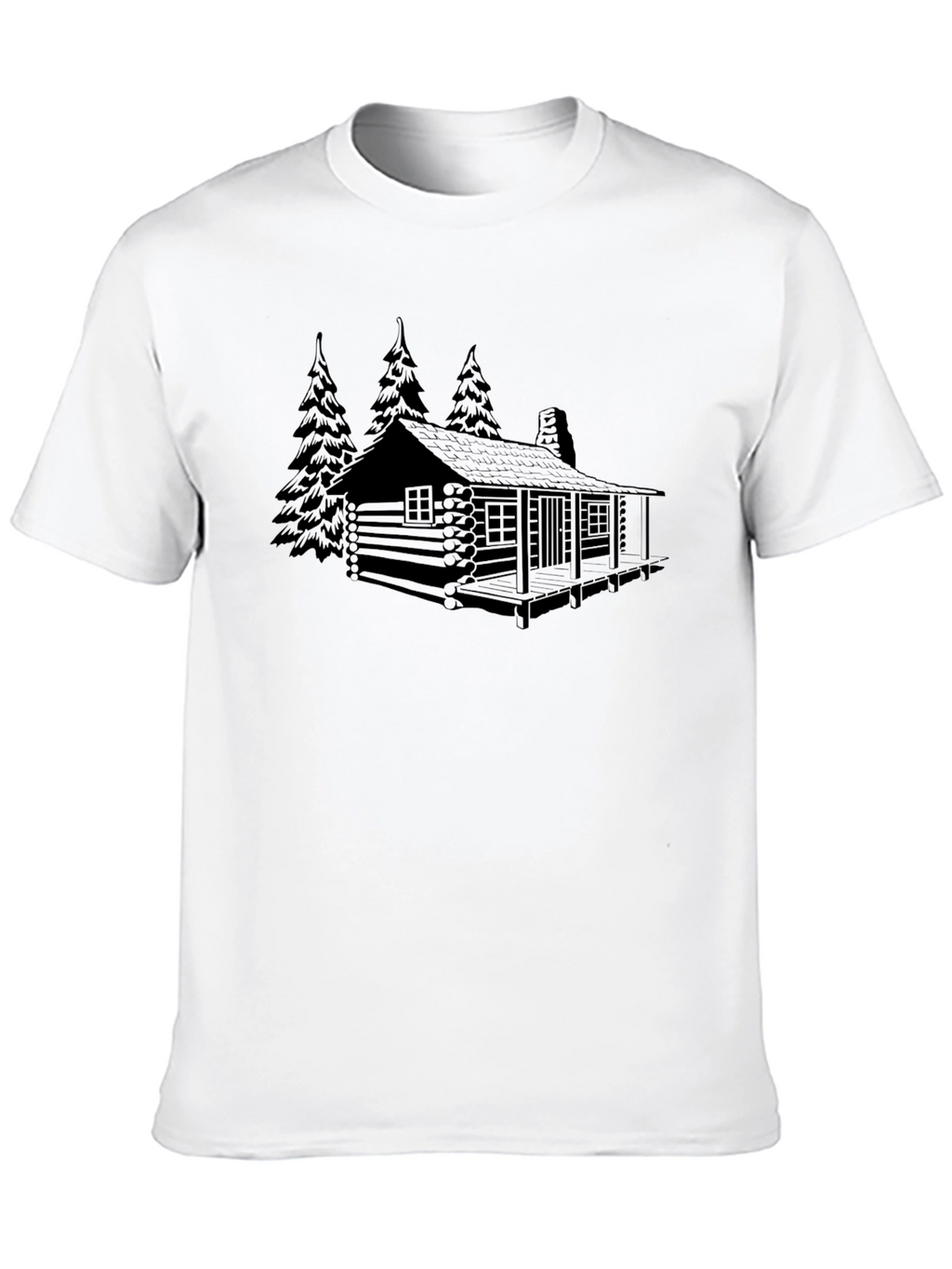 Cabin in the Woods Graphic Tee - Black