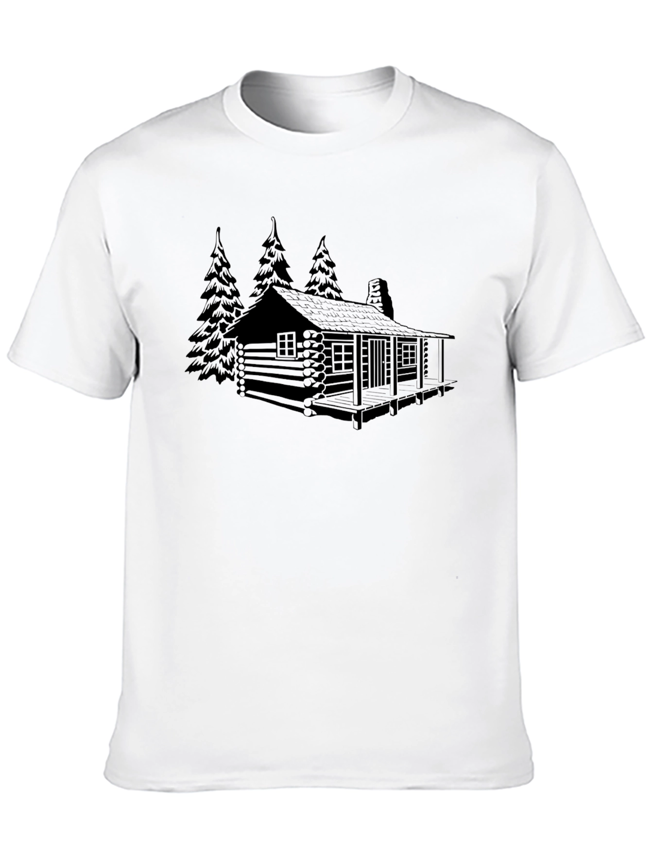 Cabin in the Woods Graphic Tee - Black