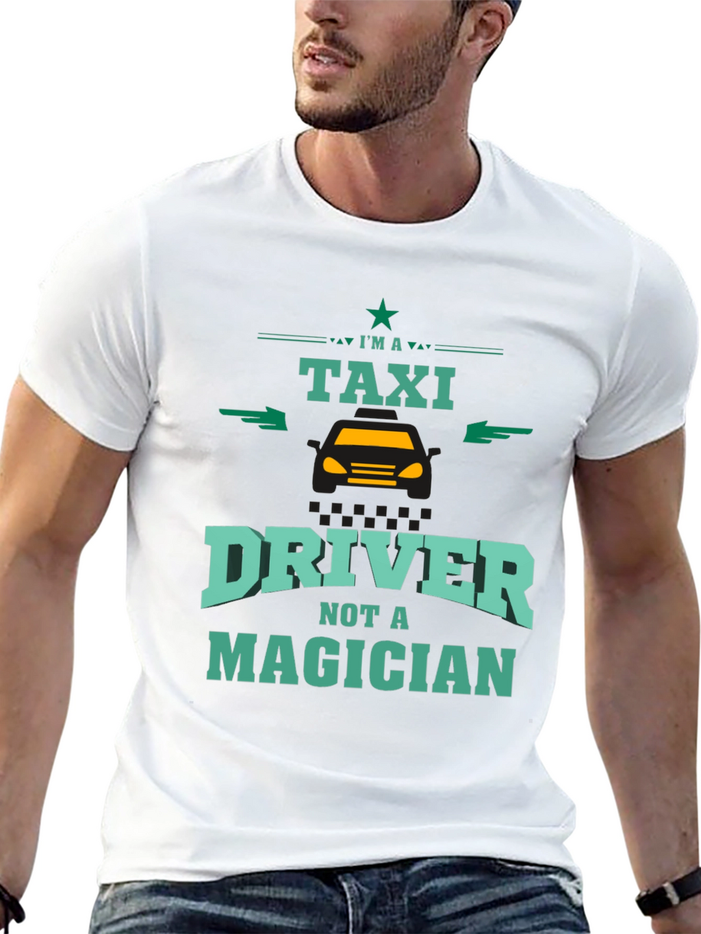 Taxi Driver Novelty Graphic T-Shirt