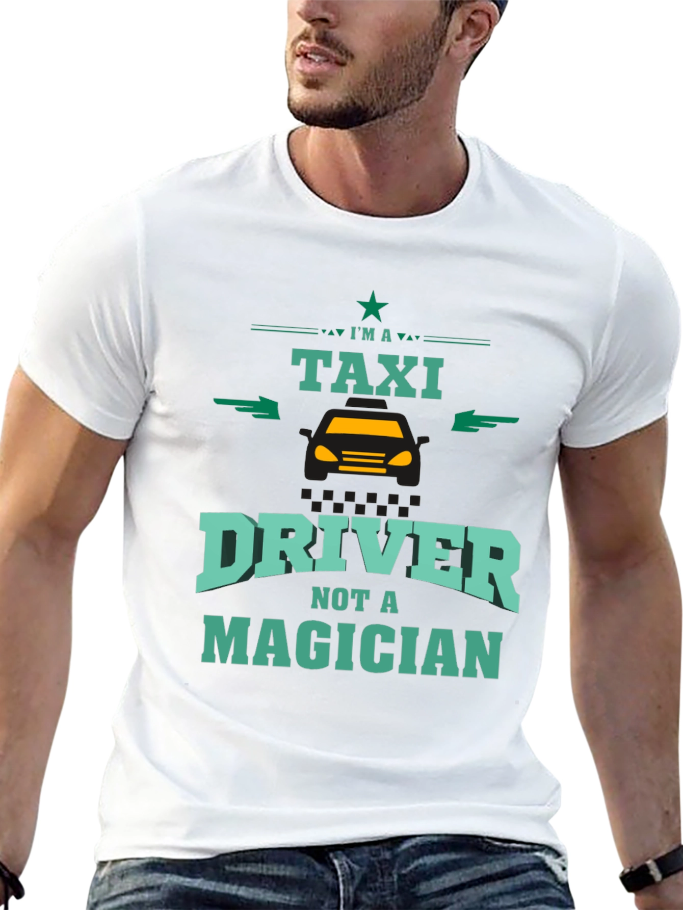 Taxi Driver Novelty Graphic T-Shirt
