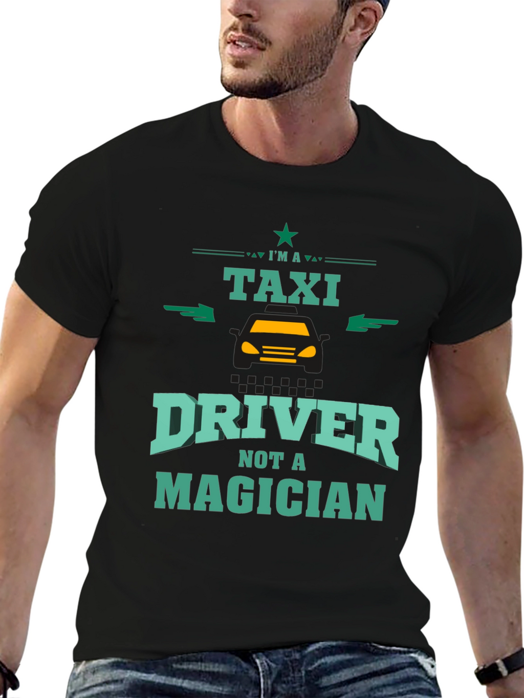 Taxi Driver Novelty Graphic T-Shirt
