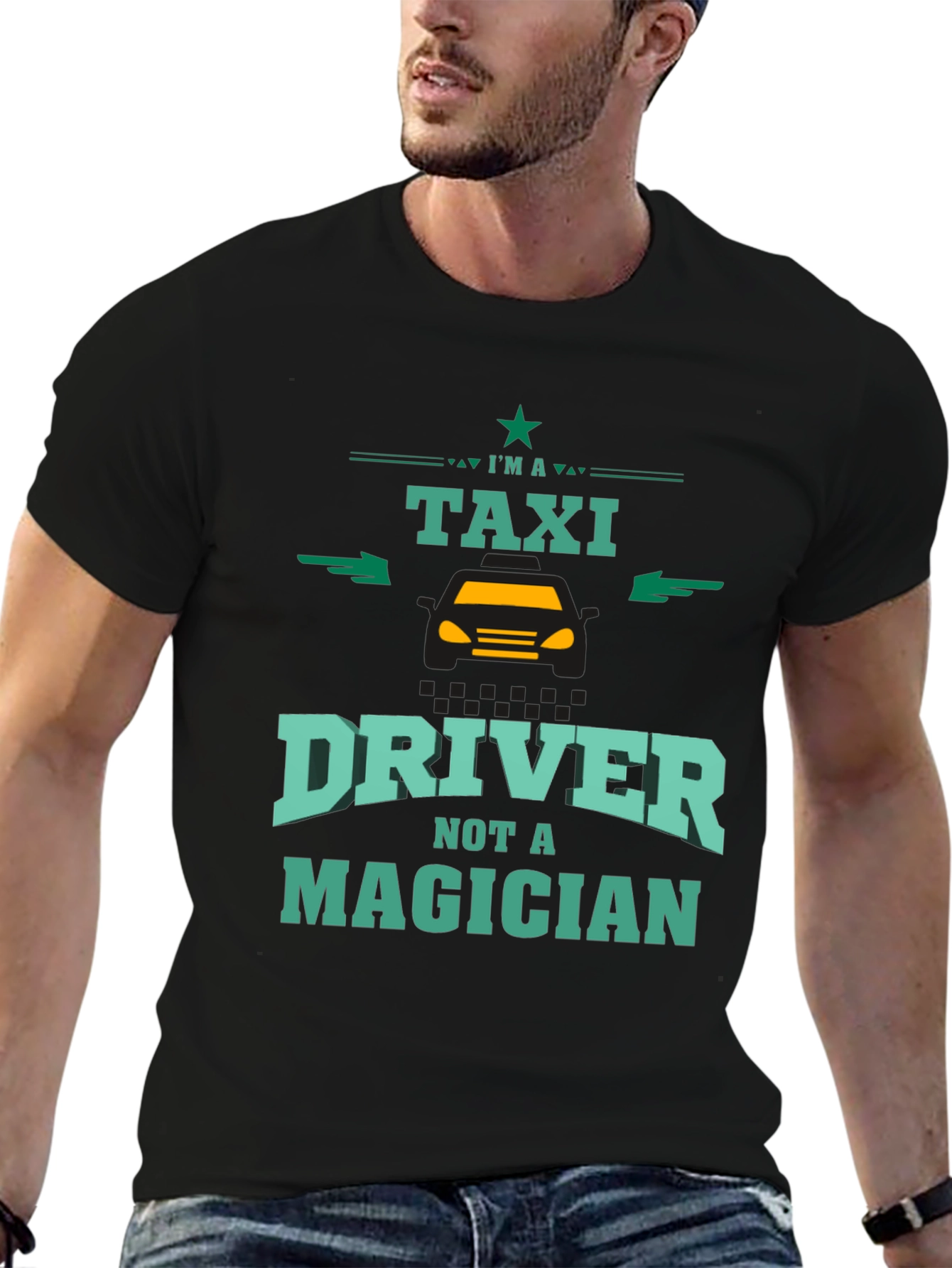 Taxi Driver Novelty Graphic T-Shirt