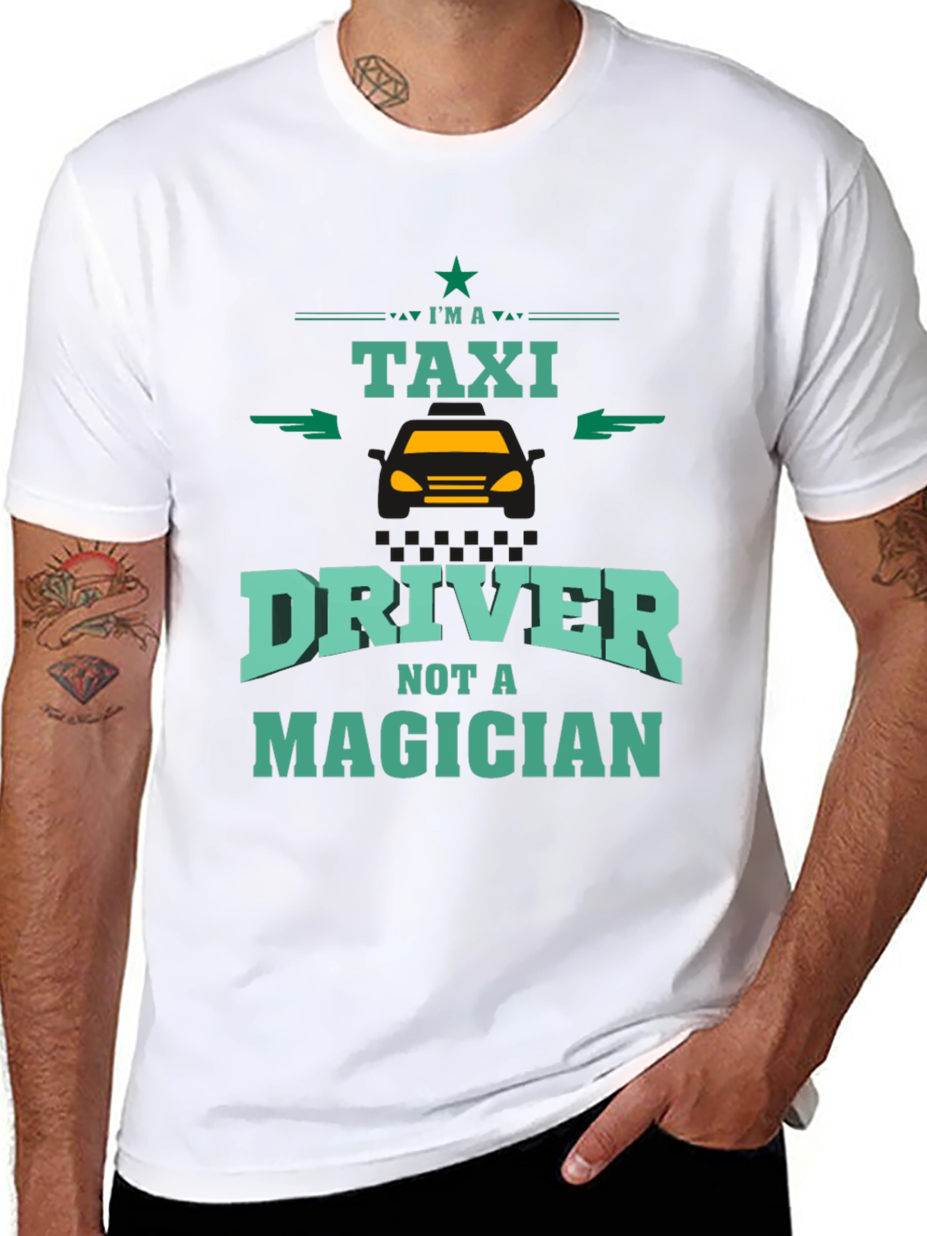 Taxi Driver Novelty Graphic T-Shirt