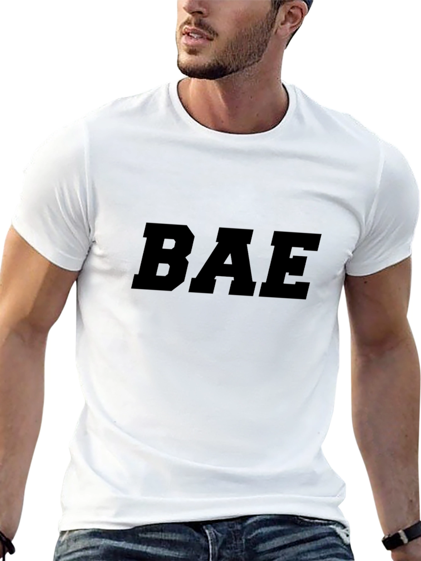 BAE Graphic Print T-Shirt - Casual Style