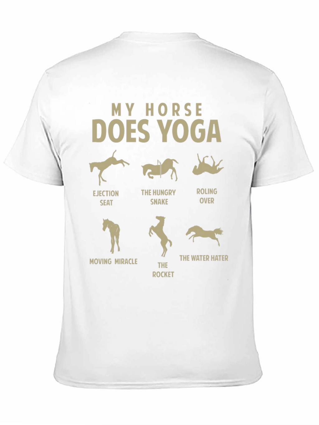 My Horse Does Yoga T-Shirt: Equestrian Funny Tee
