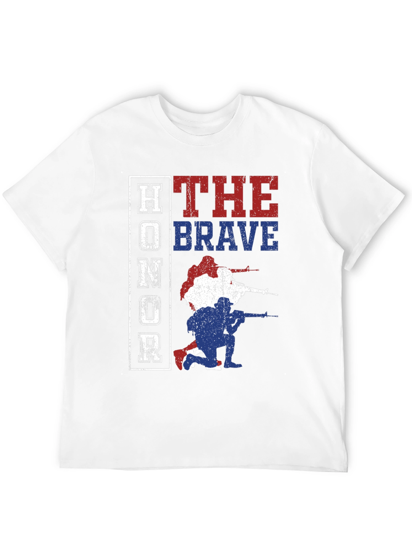 Honor the Brave Patriotic Graphic T-Shirt