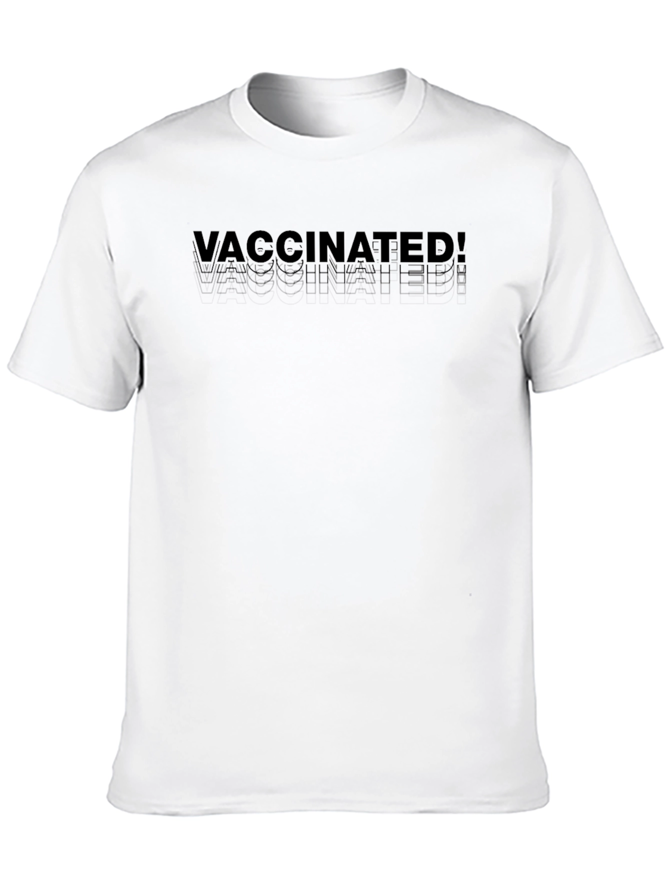 Vaccinated Graphic Tee - Stylish Comfort!