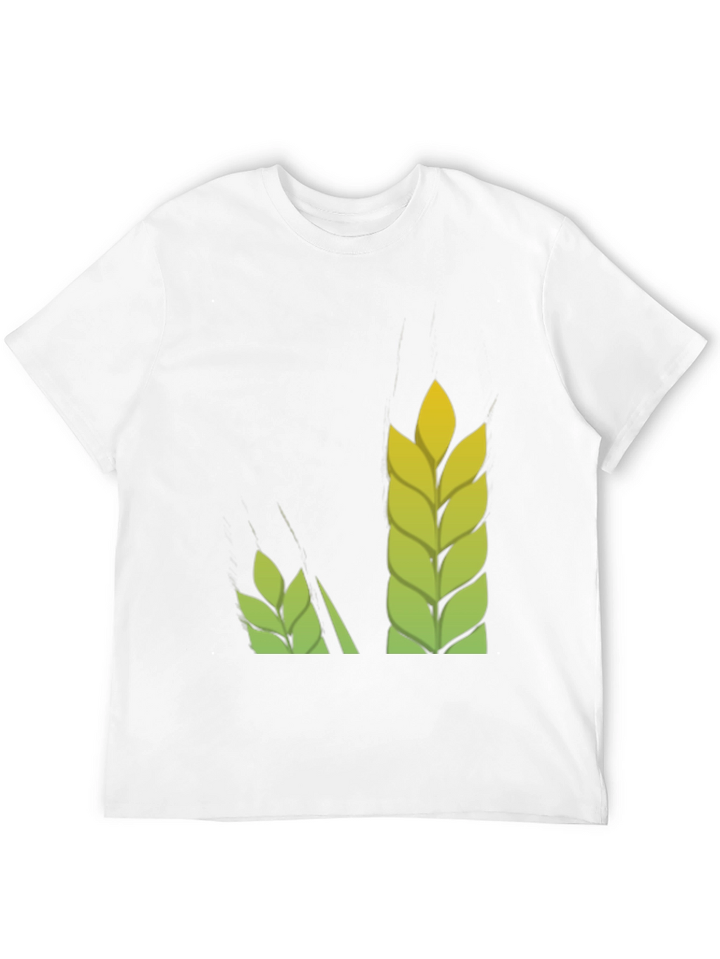 Wheat Graphic Tee - Black Cotton T-Shirt
