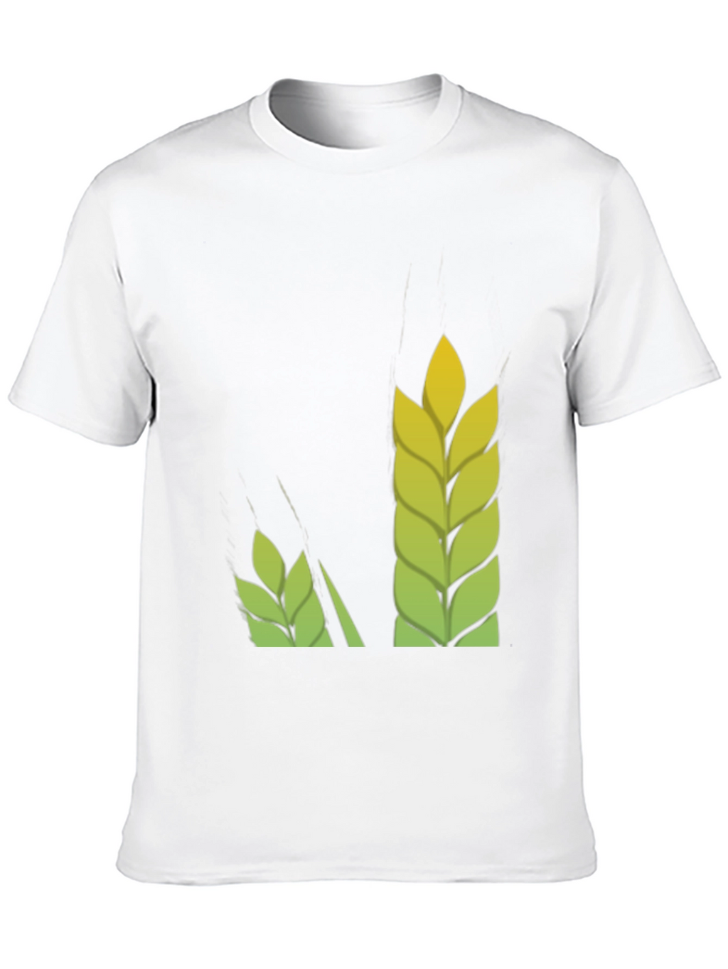 Wheat Graphic Tee - Black Cotton T-Shirt