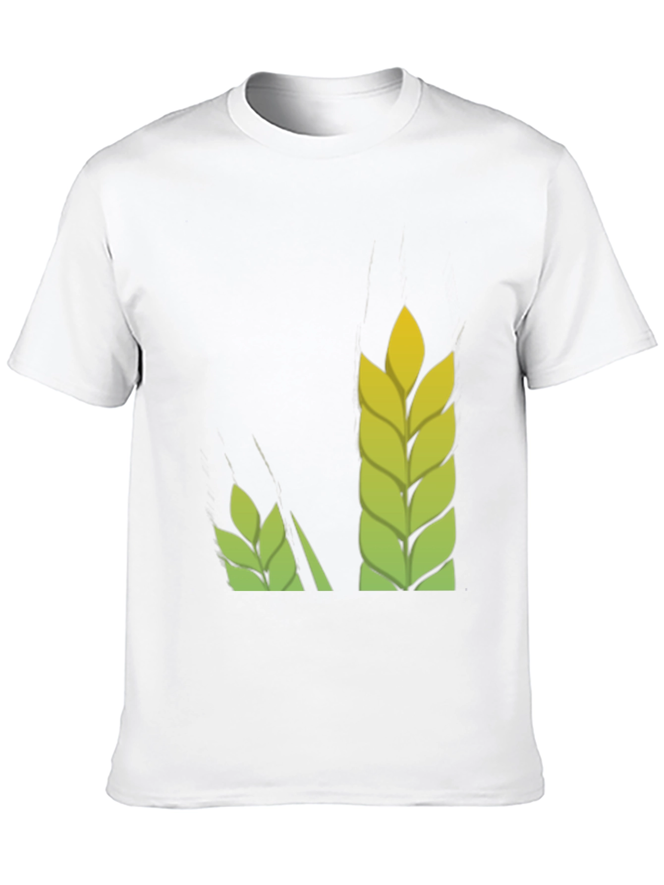 Wheat Graphic Tee - Black Cotton T-Shirt
