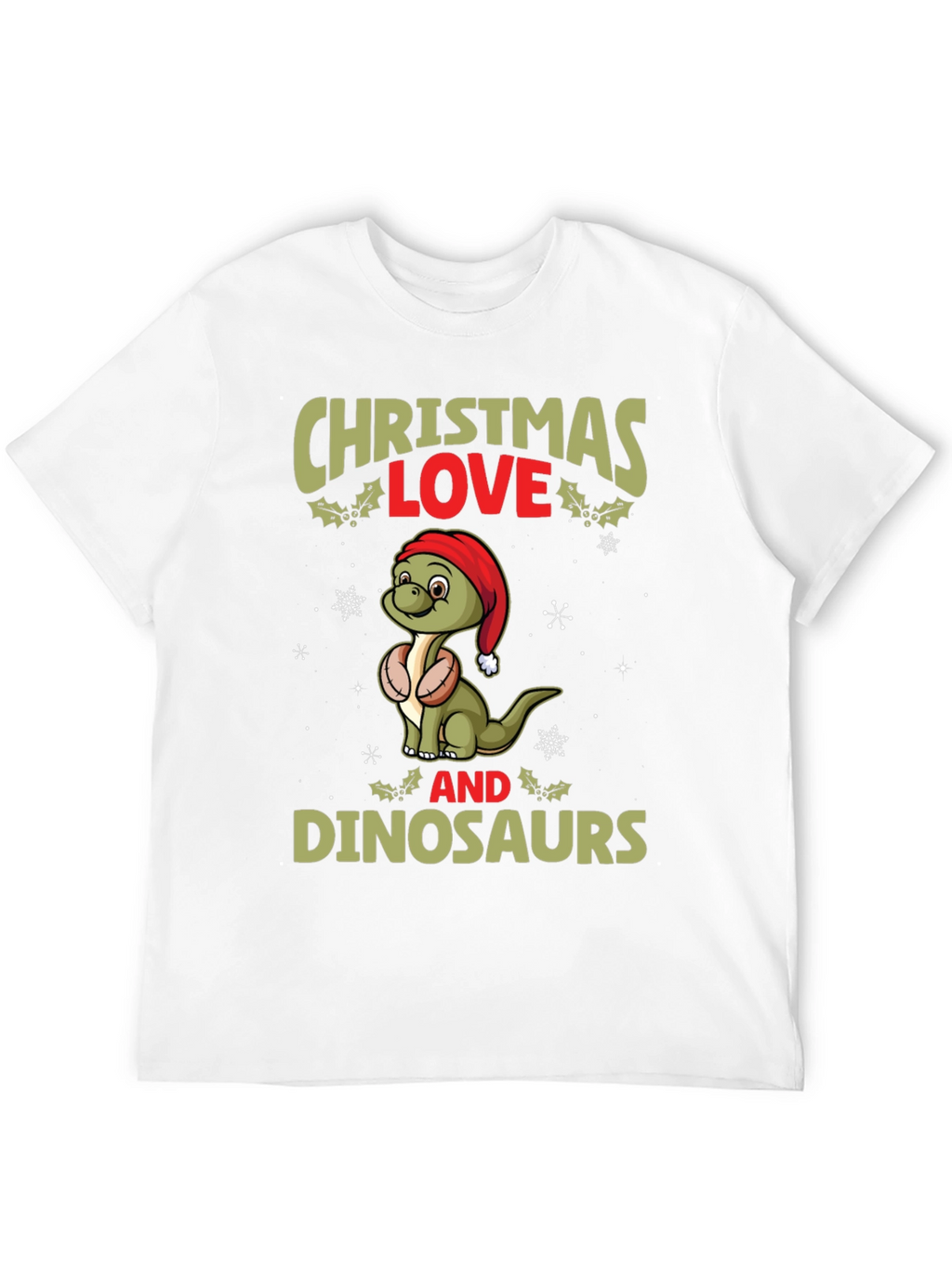 Christmas Love Dinosaurs T-Shirt