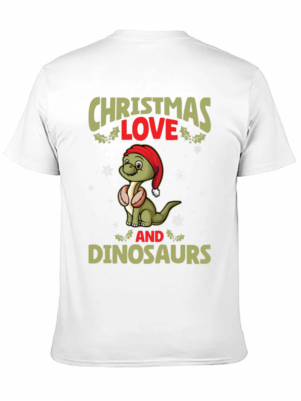 Christmas Love Dinosaurs T-Shirt
