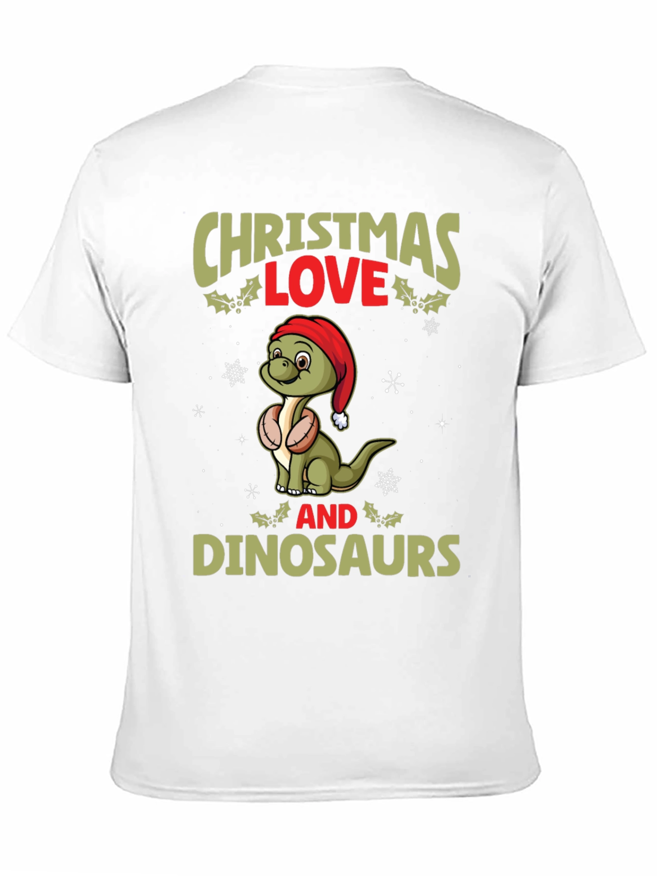 Christmas Love Dinosaurs T-Shirt