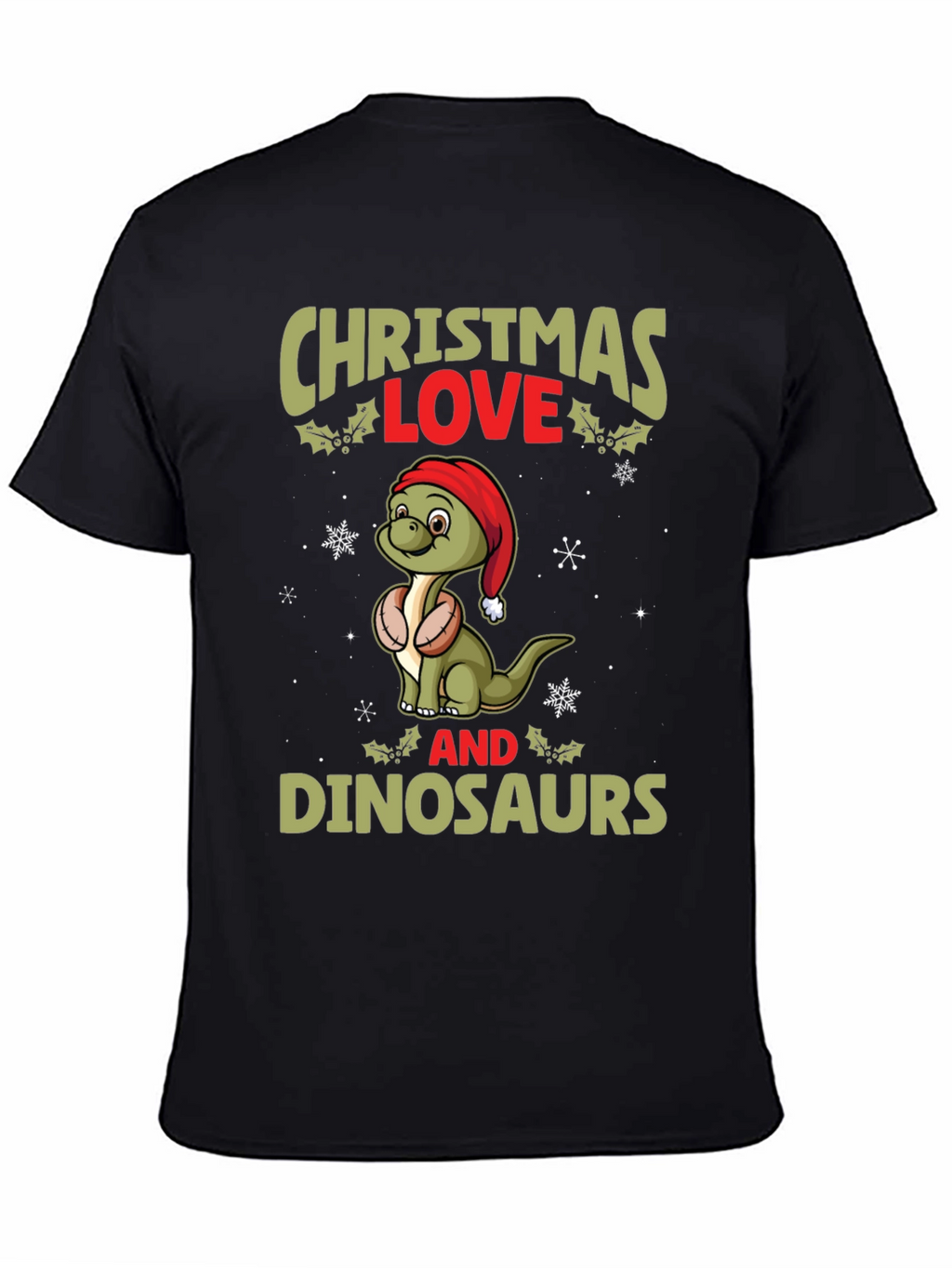 Christmas Love Dinosaurs T-Shirt