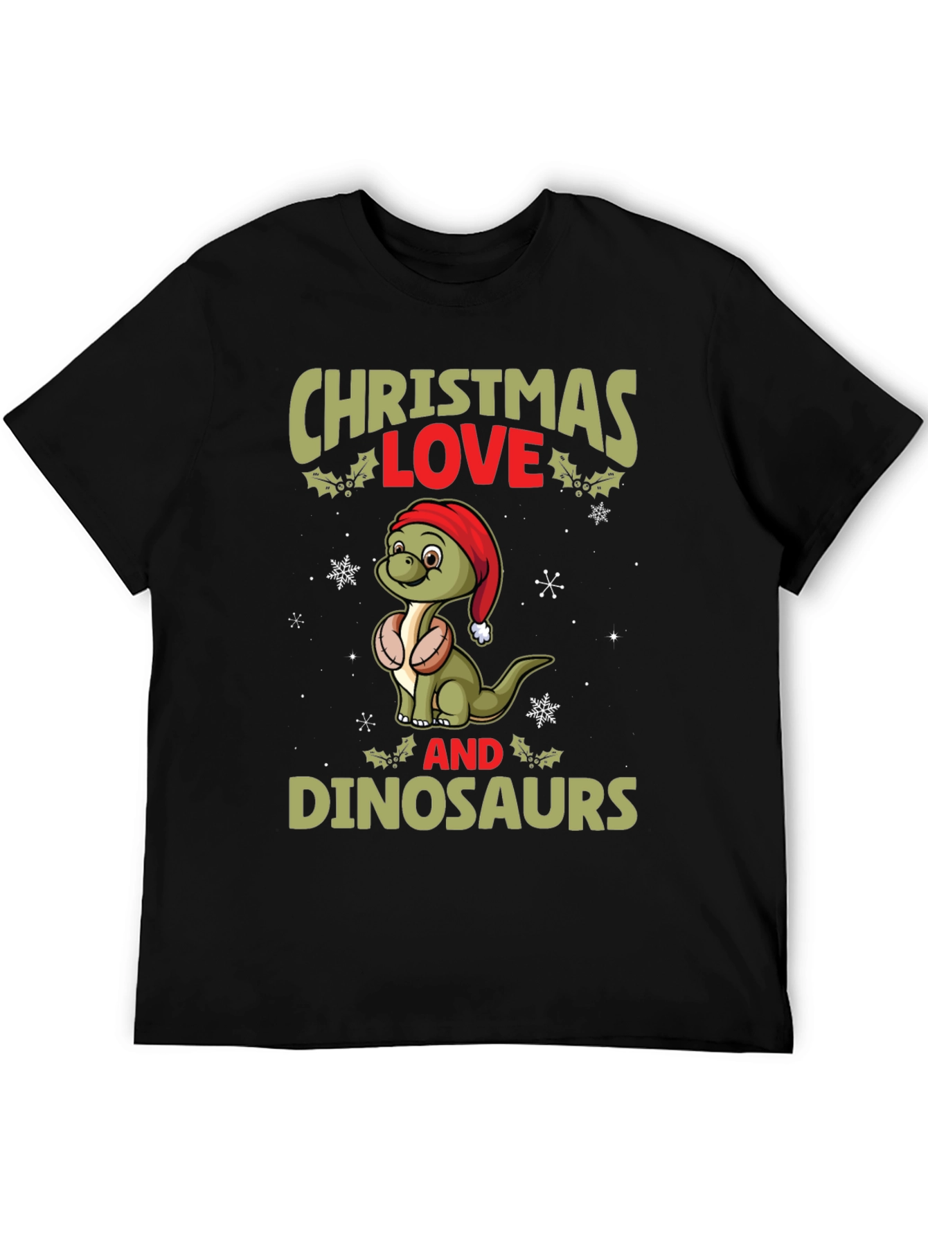 Christmas Love Dinosaurs T-Shirt
