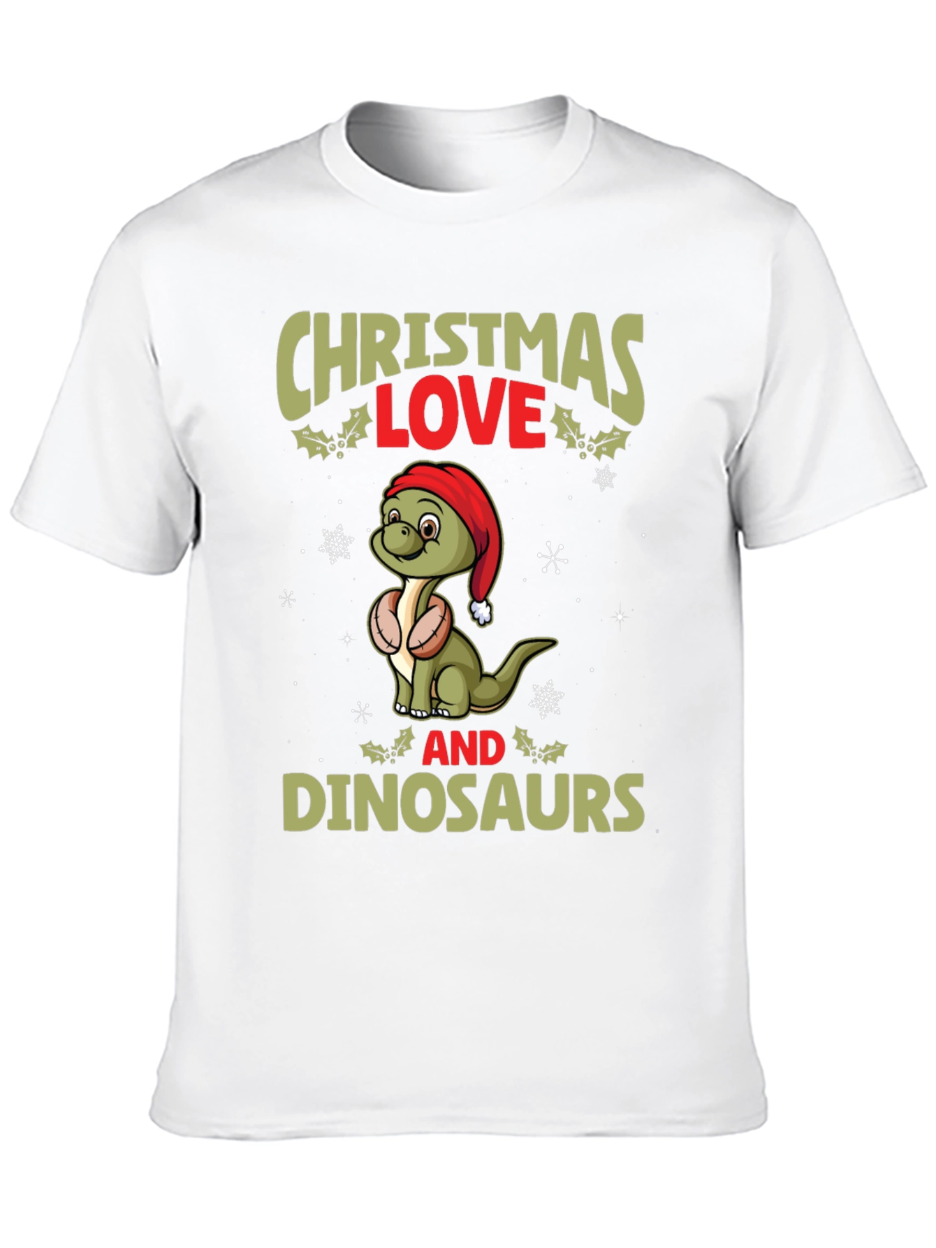 Christmas Love Dinosaurs T-Shirt
