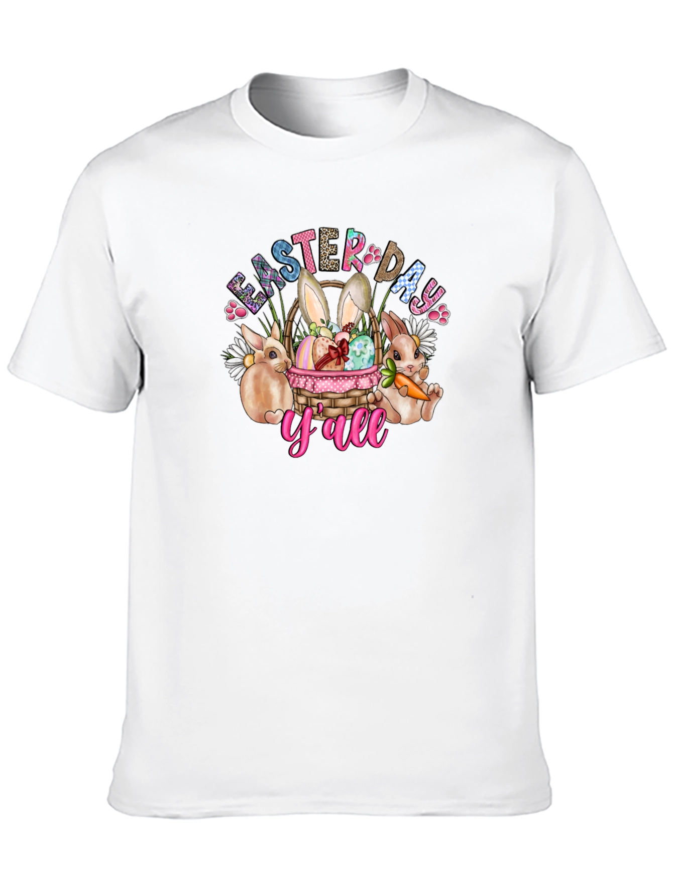 Easter Day Yall Black T-Shirt