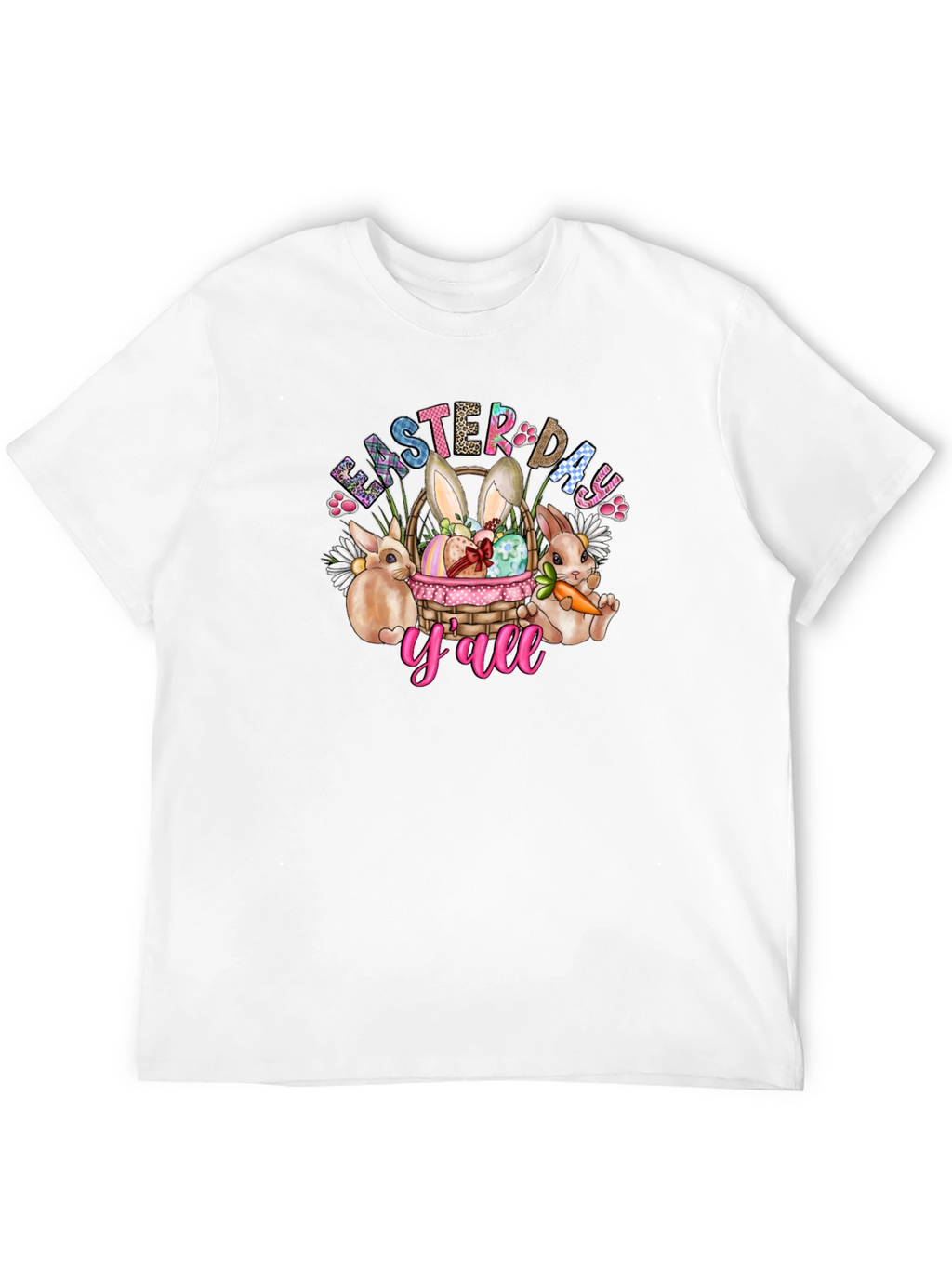 Easter Day Yall Black T-Shirt