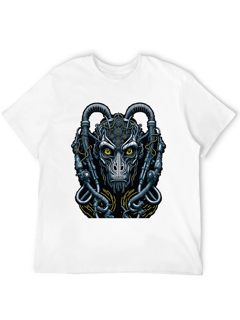 Steampunk Demon Graphic T-Shirt