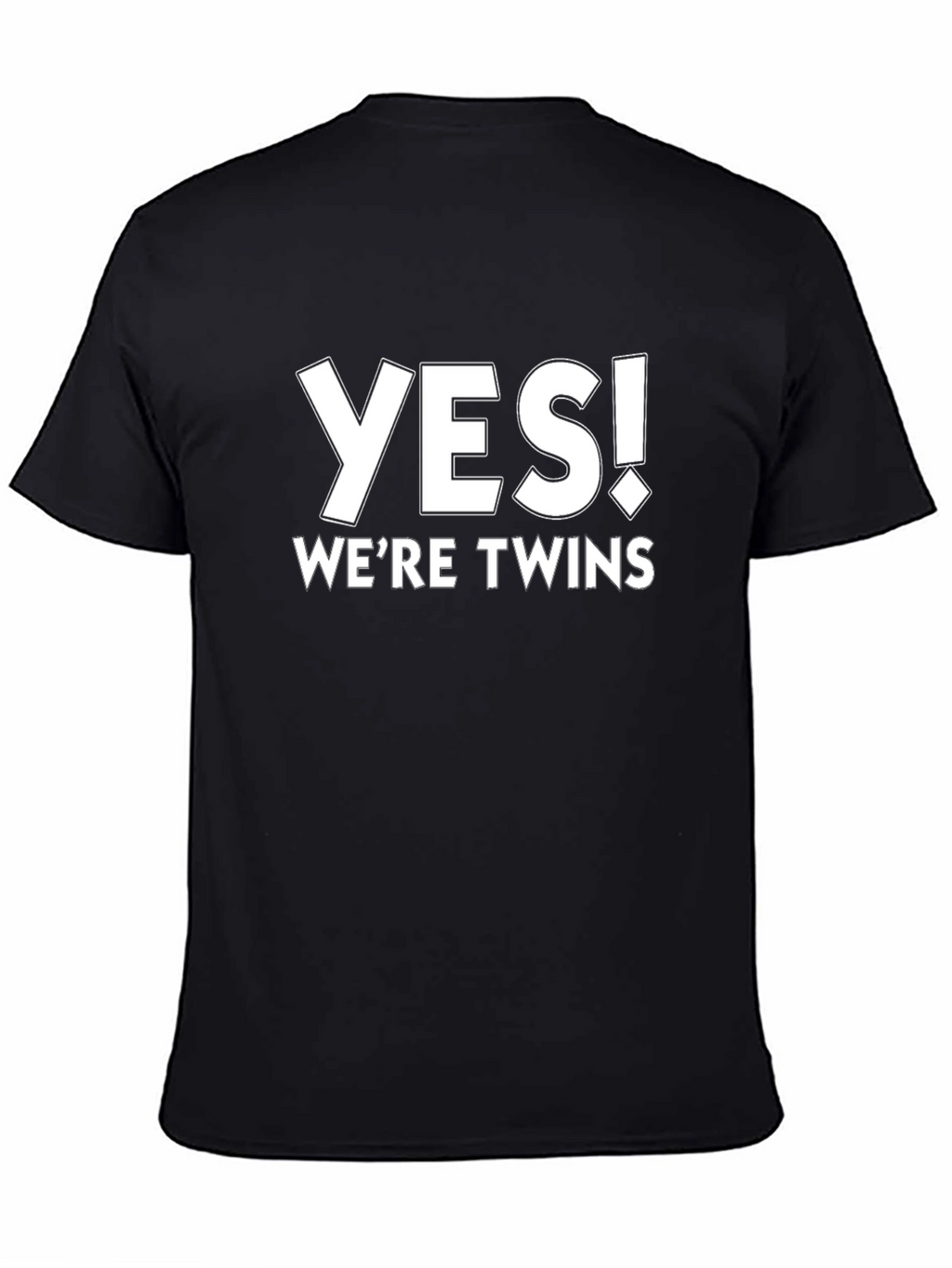Yes! Were Twins Black T-Shirt