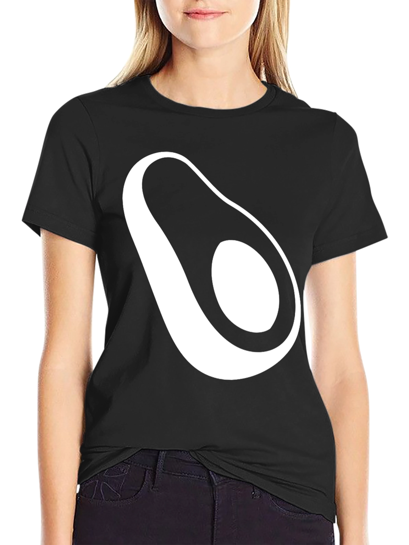 Avocado Graphic Tee - Stylish Black T-Shirt