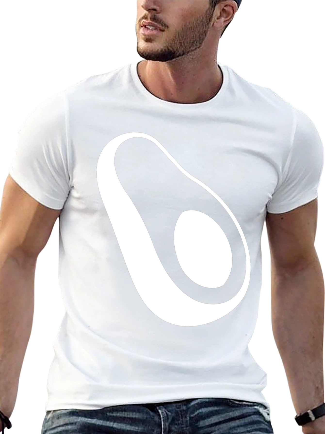 Avocado Graphic Tee - Stylish Black T-Shirt