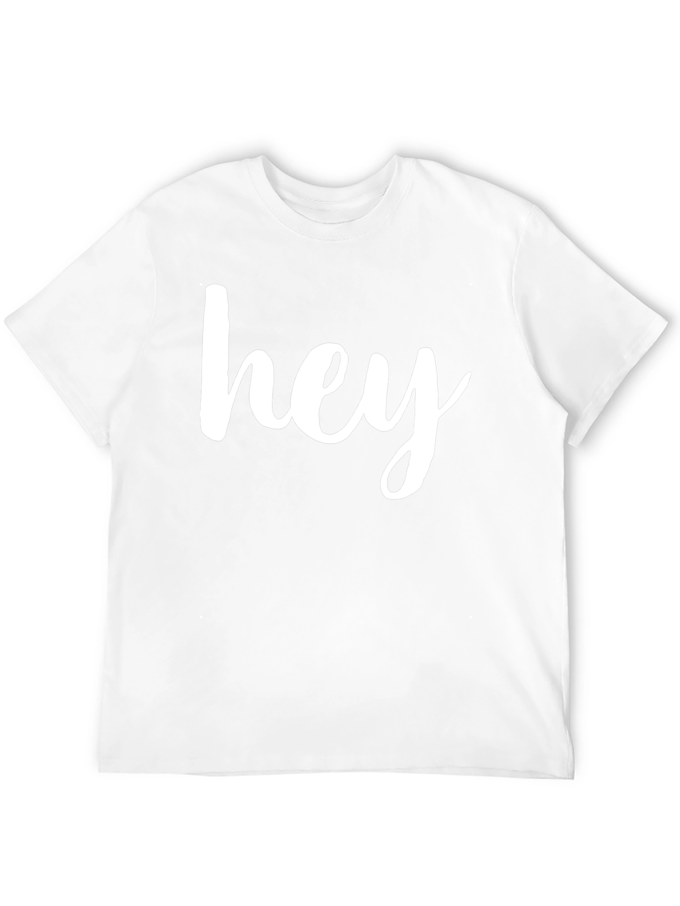 Hey Black Graphic Tee - Casual Style