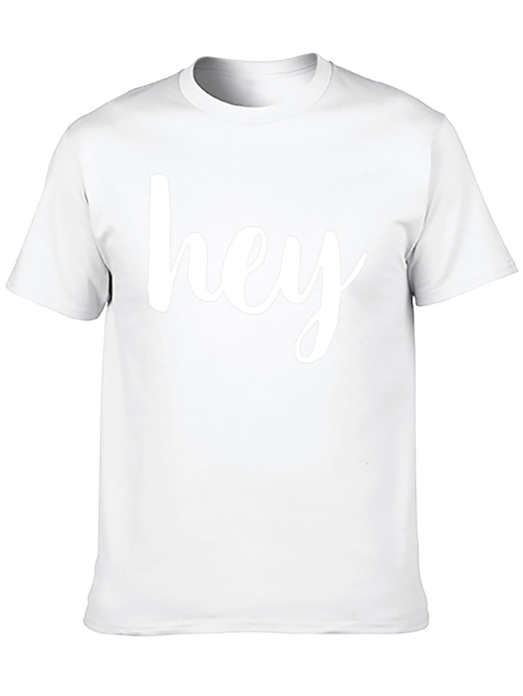 Hey Black Graphic Tee - Casual Style