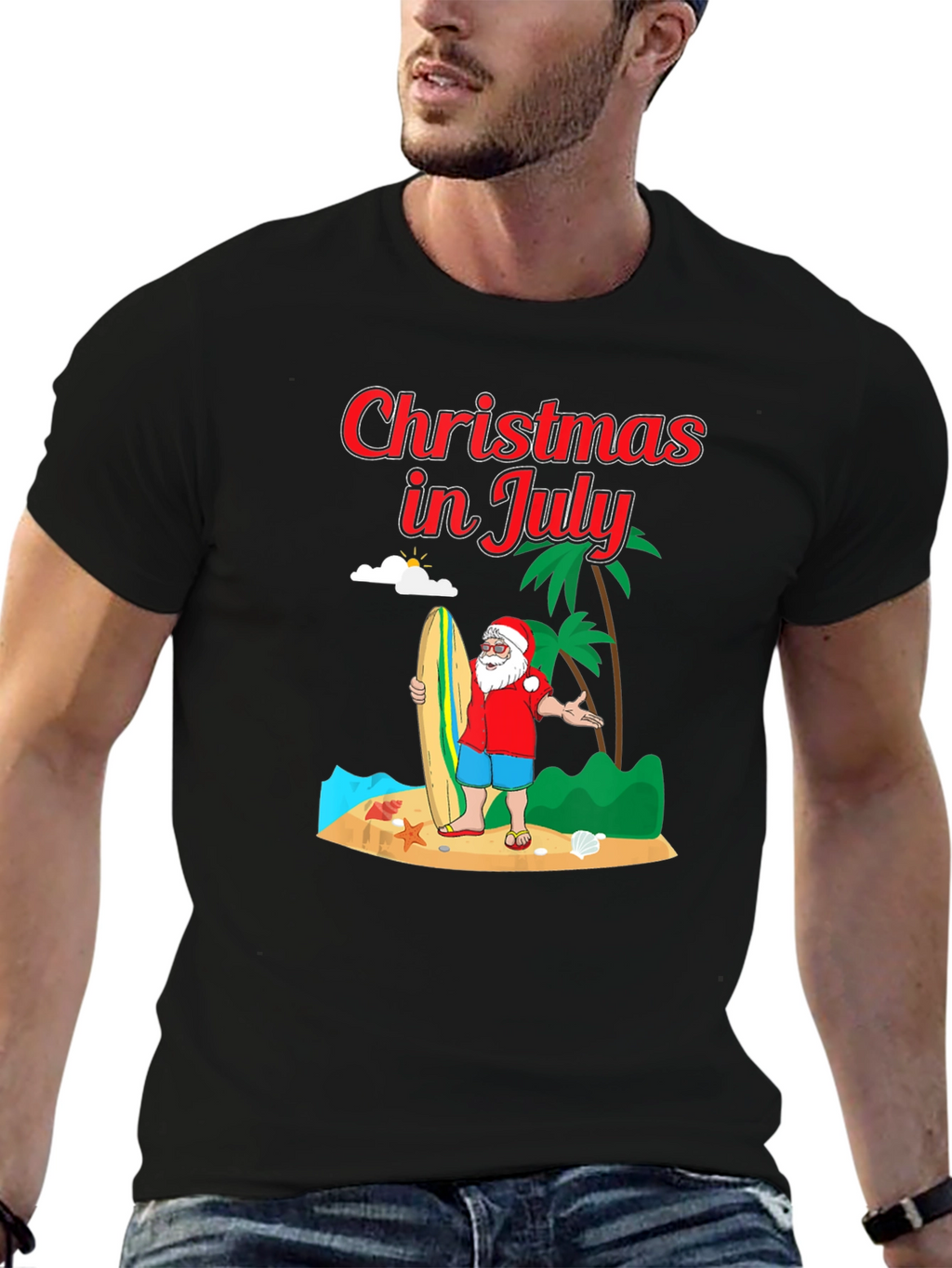 Christmas in July Graphic T-Shirt