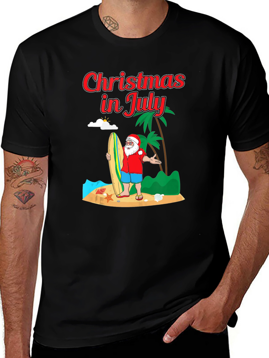 Christmas in July Graphic T-Shirt