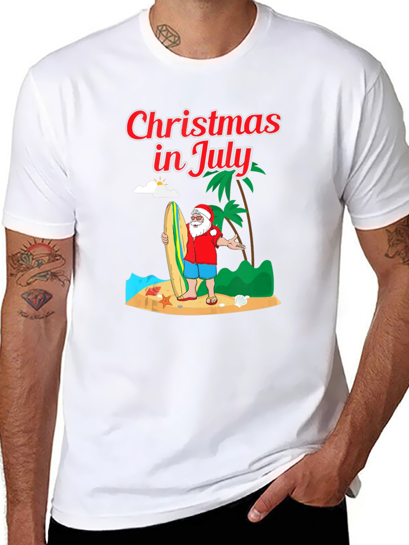 Christmas in July Graphic T-Shirt