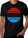Patriotic Star Graphic T-Shirt